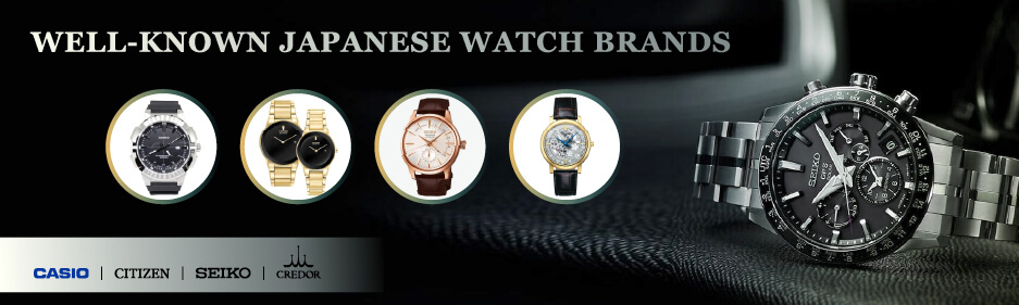 Japanese well-known watch brands